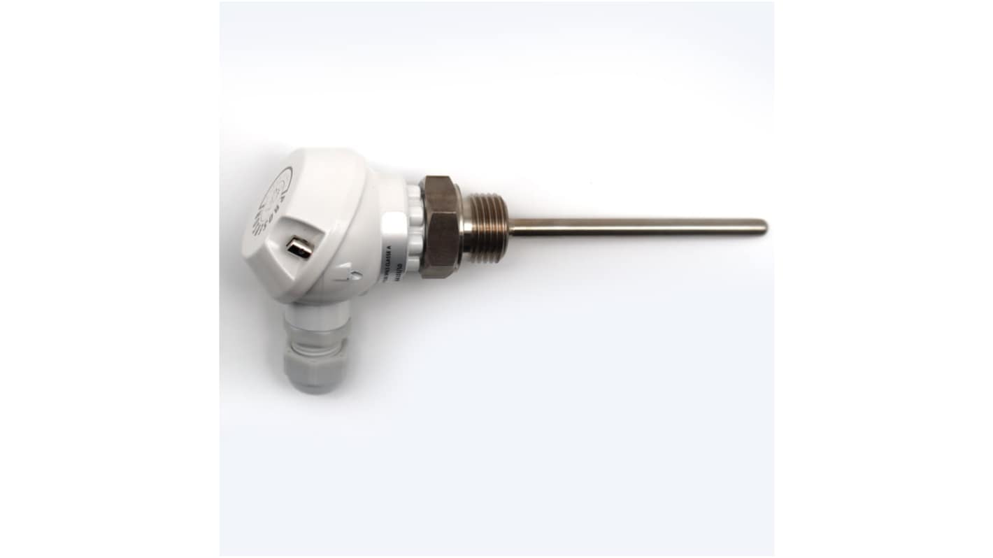 Prosensor PT100 Temperature Probe, 6mm Dia, 150mm Long, 3 Wire, G1/2, Class A +250°C Max