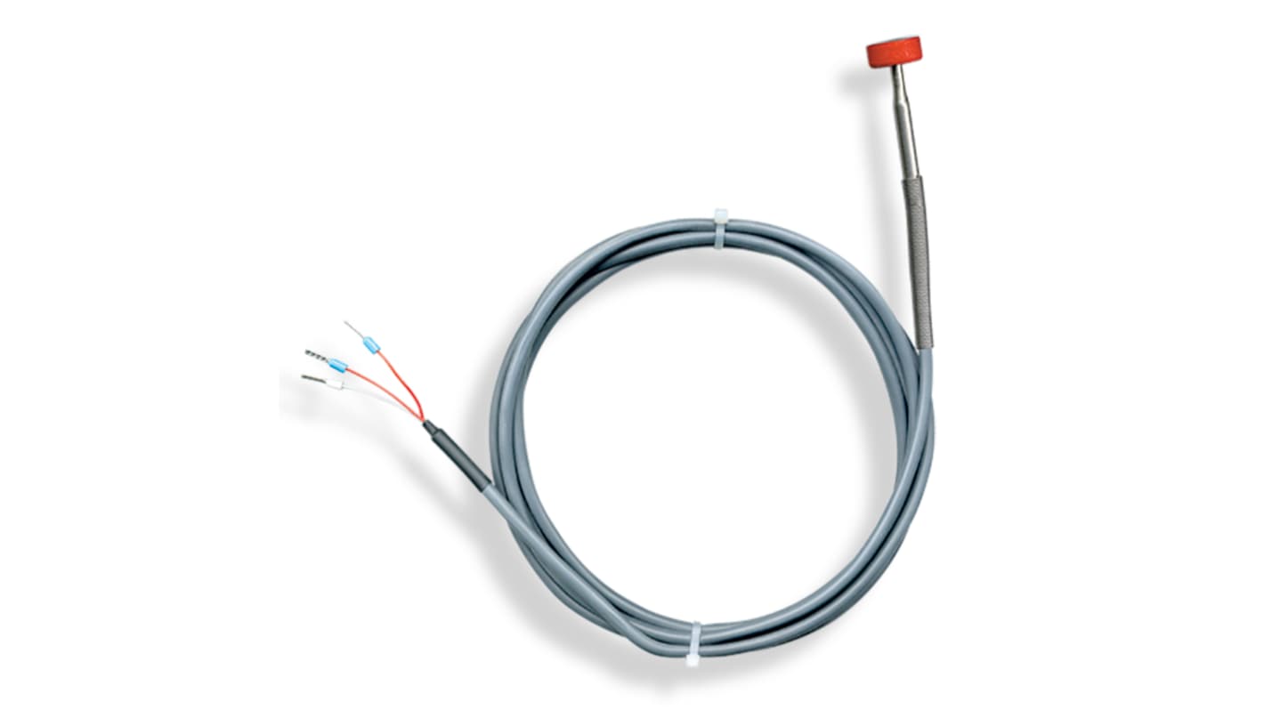 Prosensor PT100 Temperature Probe, 19mm Dia, 19mm Long, 3 Wire, Magnetic, Class A +180°C Max