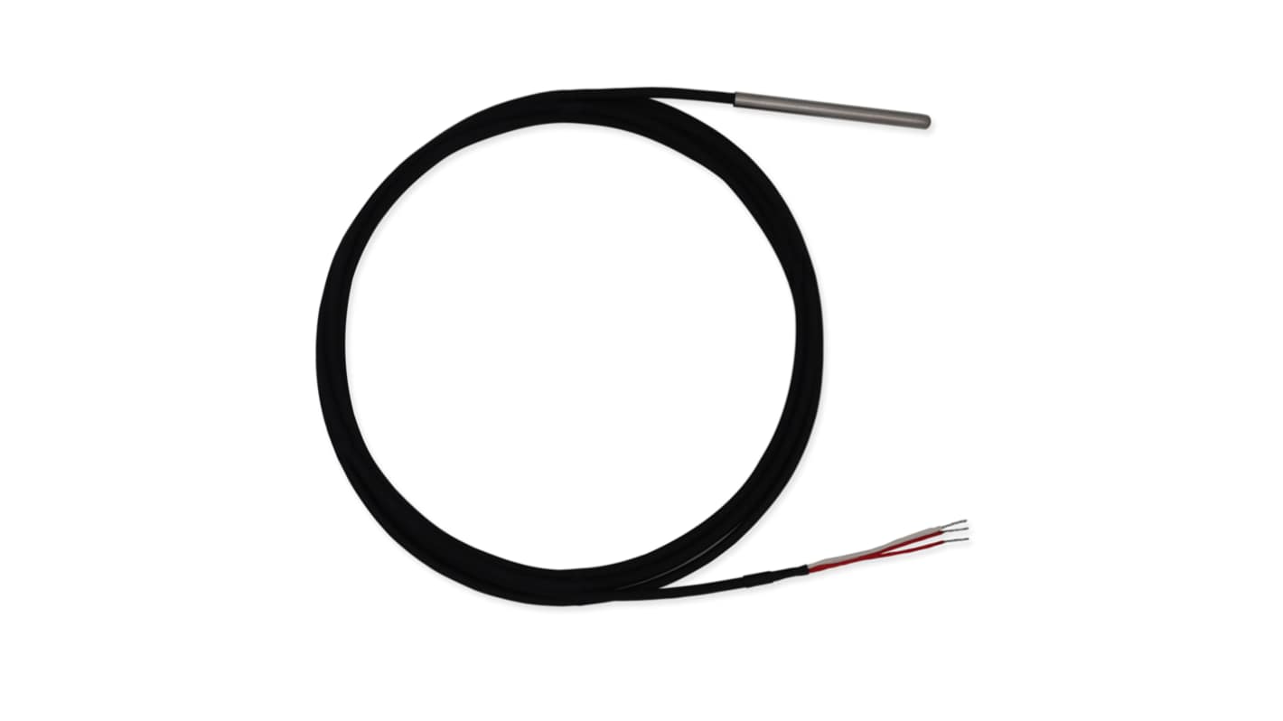Sonda di temperatura PT100 Prosensor, Ø 4mm, L. 100mm + 1m, +105°C max