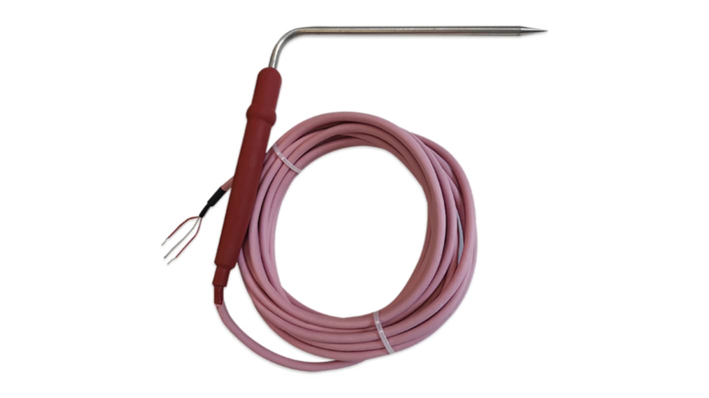 Prosensor PT100 Temperature Tip Probe, 5mm Dia, 150mm Long, 3 Wire, Probe, Class A +250°C Max