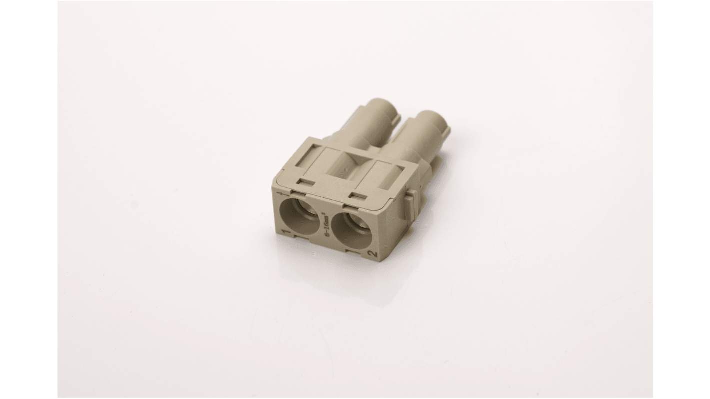 RS PRO Heavy Duty Power Connector Insert, 70A, Female, 2 Contacts