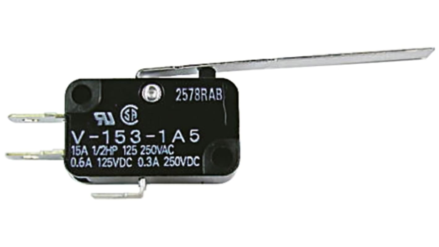 Łącznik Micro z długą dźwignią Omron SPDT IP40