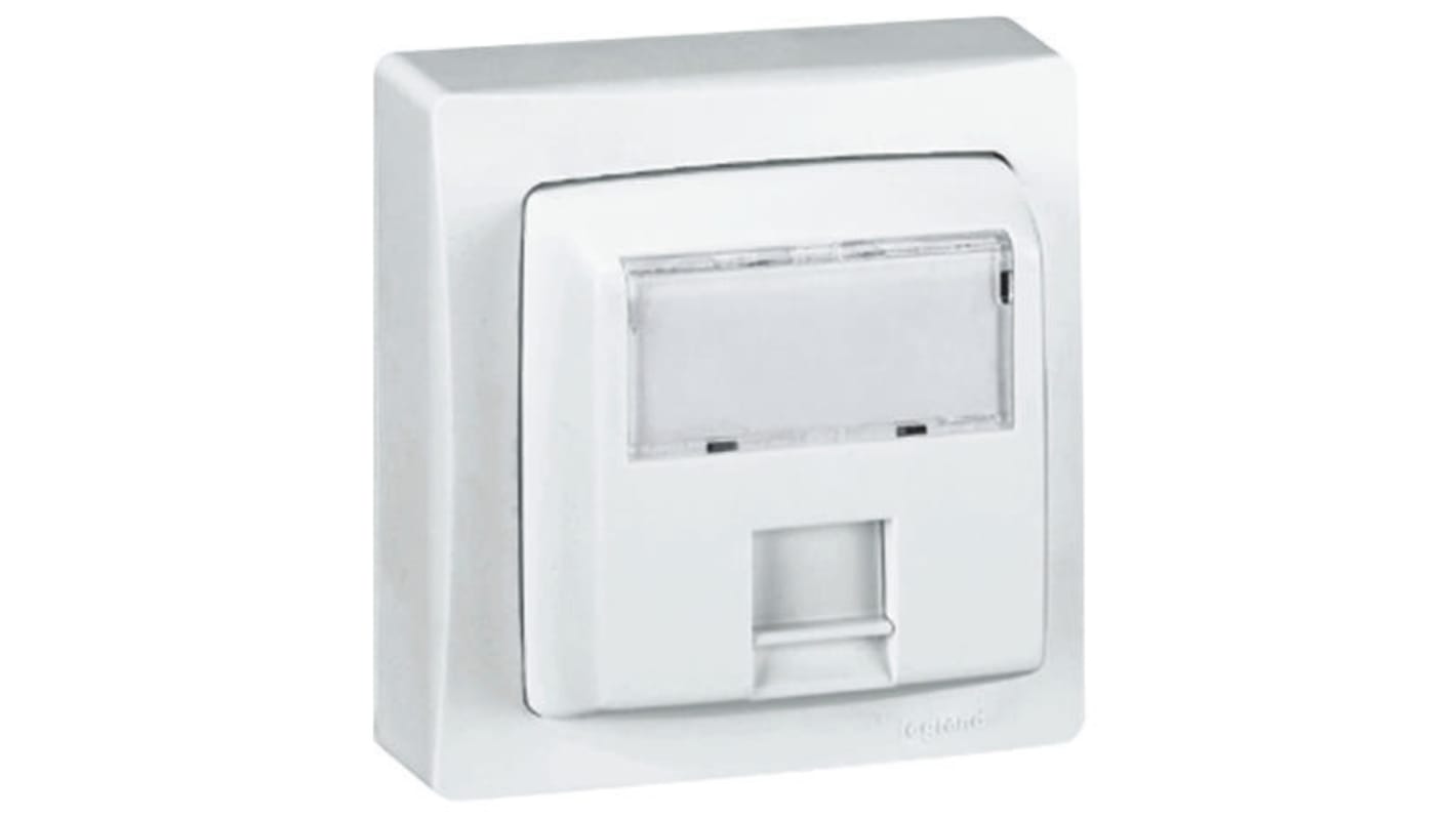 Legrand White Telephone Socket