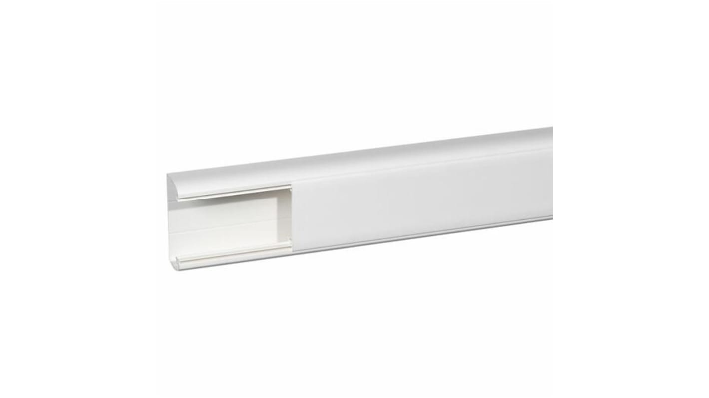 Legrand DLP White Dado Trunking - Closed Slot, W80 mm x D35mm, L2m, PVC