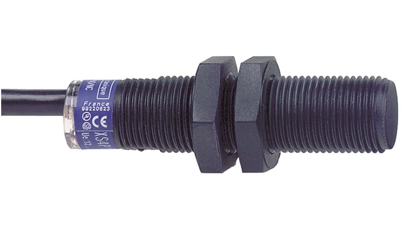 Rs-Online Sensore di prossimità Cilindro filettato Telemecanique Sensors M12 rilevamento 4 mm 24 → 48 V cc