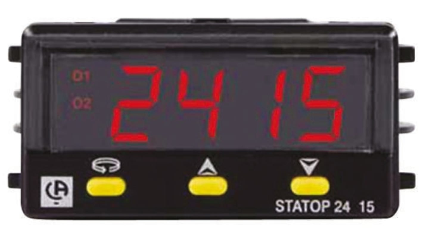 Regulator temperatury PID panelowy Pyro Controle Uz: 90→ 260 V AC 2-wyjściowy