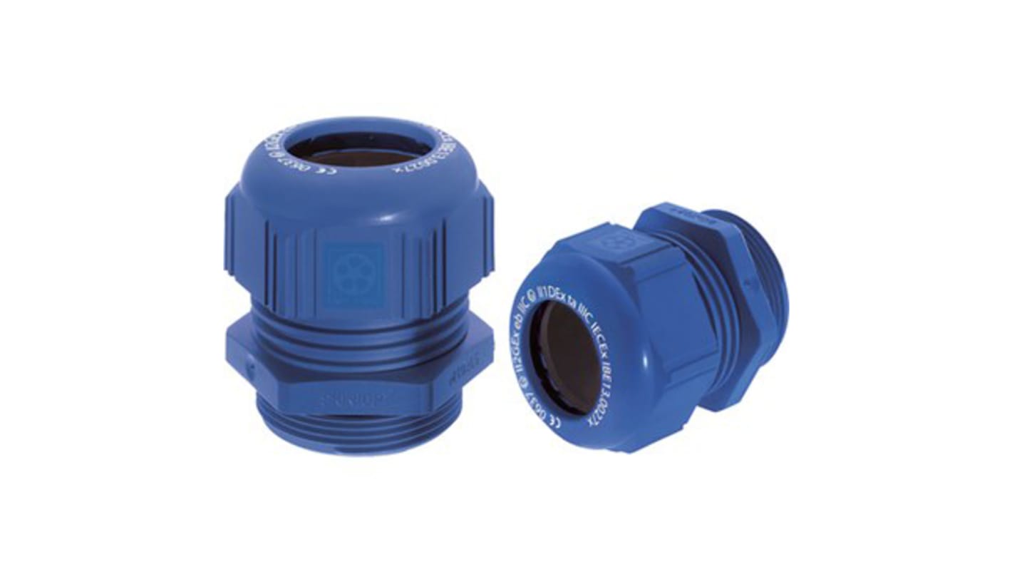 Lapp SKINTOP Series Blue Polyamide Cable Gland, M20 Thread, 7mm Min, 13mm Max, IP68