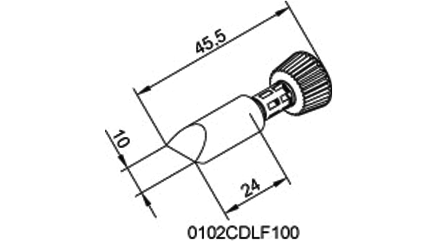 Ersa 10 mm Chisel Soldering Iron Tip for use with i-Tool