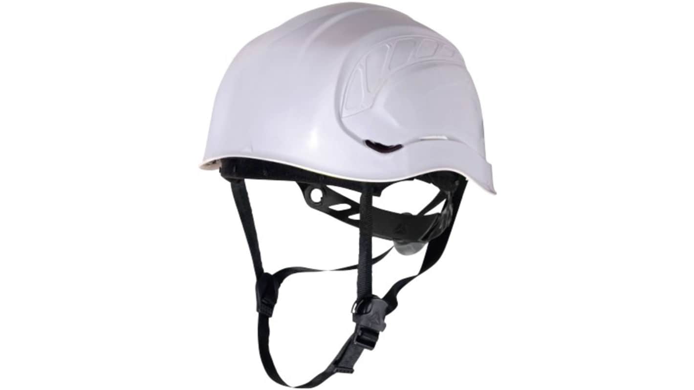 Delta Plus GRANITE PEAK White Safety Helmet with Chin Strap, Adjustable