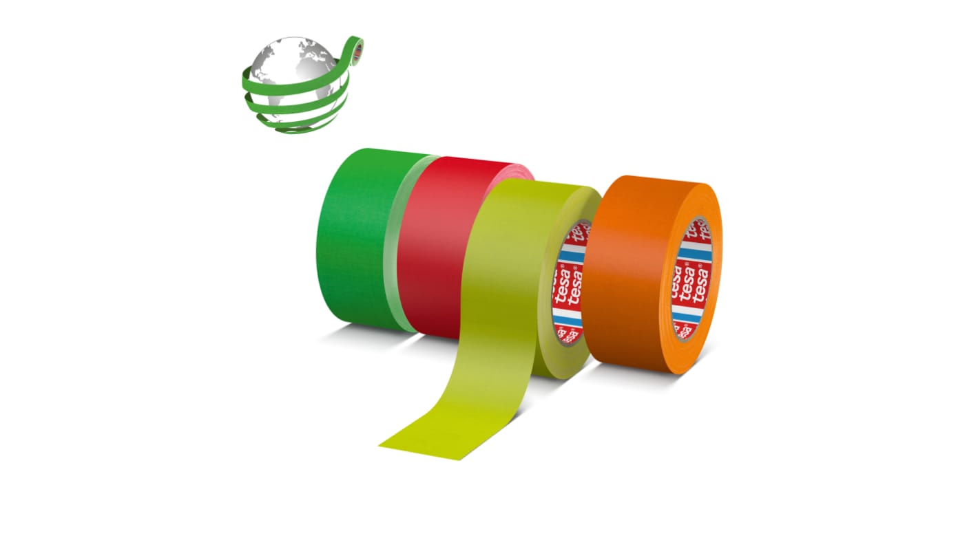 Tesa 4671 Gewebeband, Rosa Acrylbeschichtung, Gummi, 0.28mm x 25mm x 25m