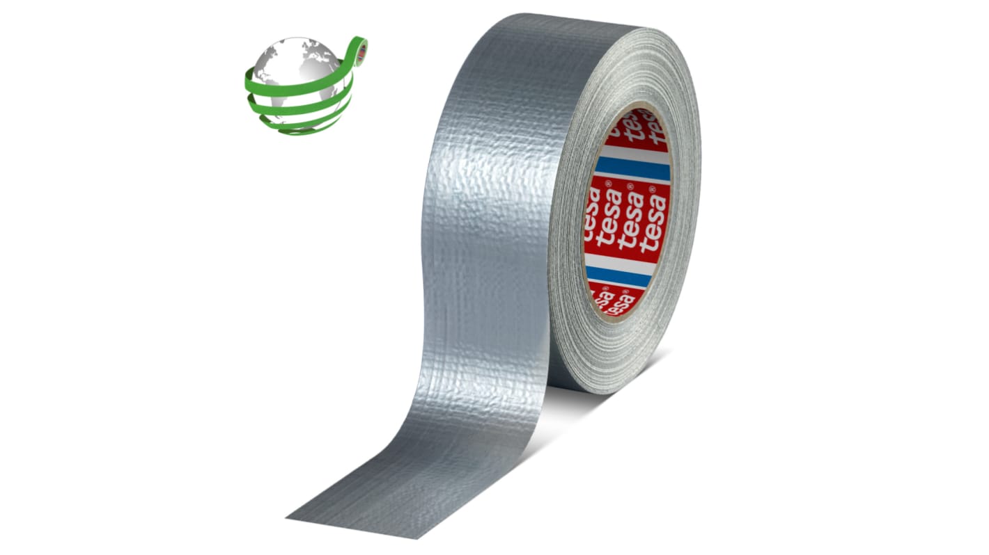 Nastro telato Argento in Tessuto di polietilene Tesa 60462, 38mm x 50m x 0.215mm