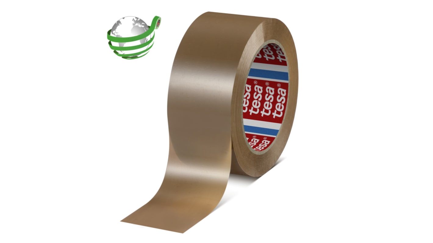 Tesa 60418 Brown Packing Tape, 132m x 50mm