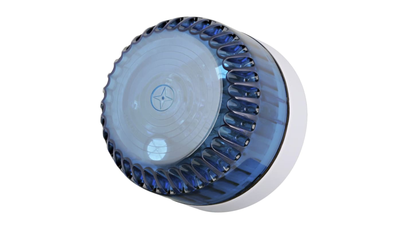 Eaton Series Blue Flashing Beacon, 9 → 60 V dc, Surface Mount, Xenon Bulb