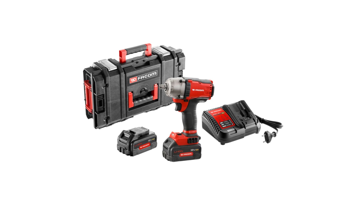 Facom 1/2 in 18V, 5Ah Cordless Impact Wrench