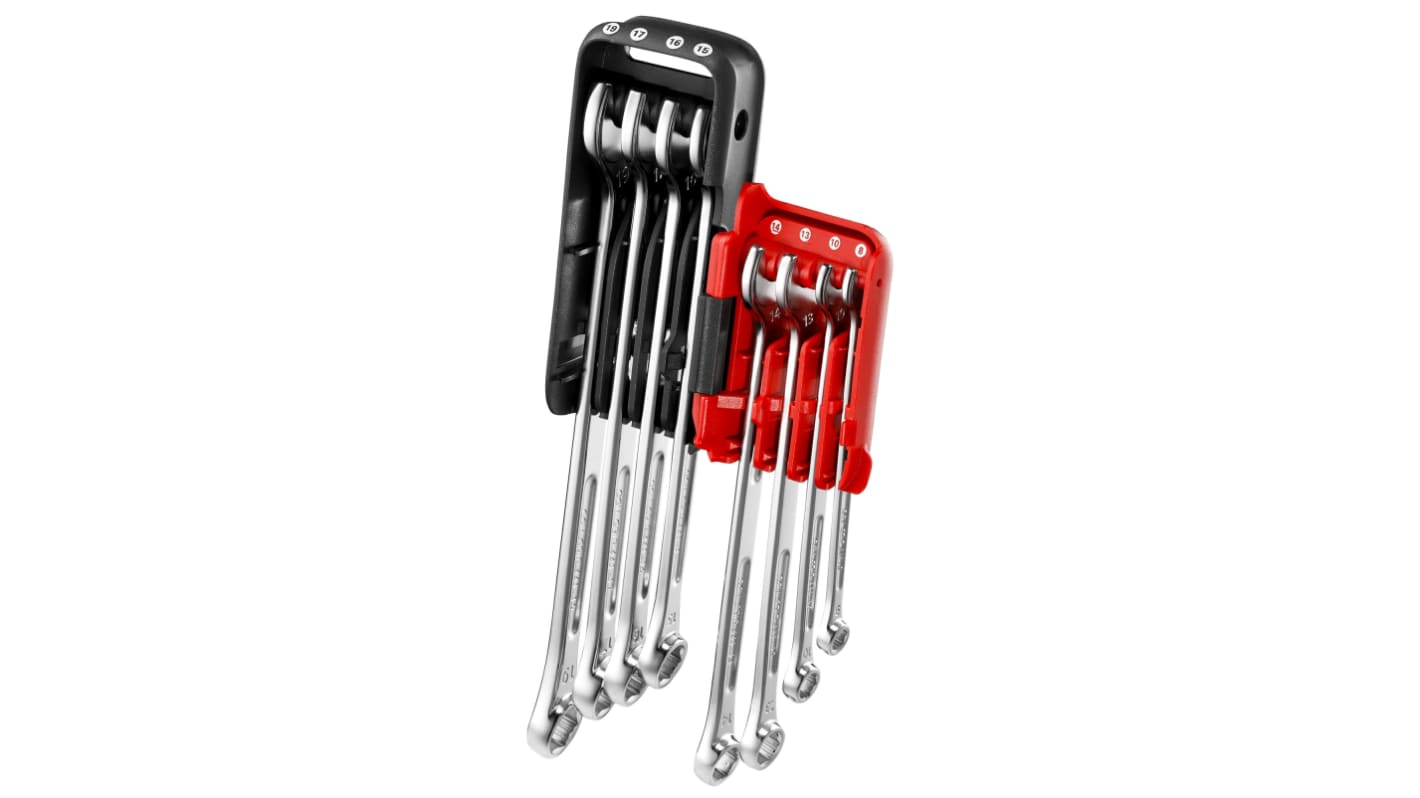 Facom OGV GRIP Series 8-Piece Combination Spanner Set, 8 → 19 mm