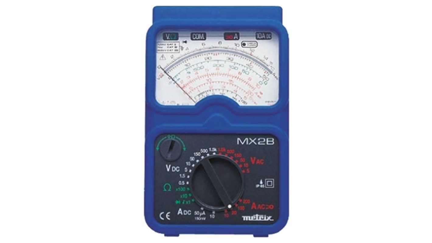 Analog Multimeter,  Metrix MX 2B, 1.5kV / 200A ac, CAT III 600 V