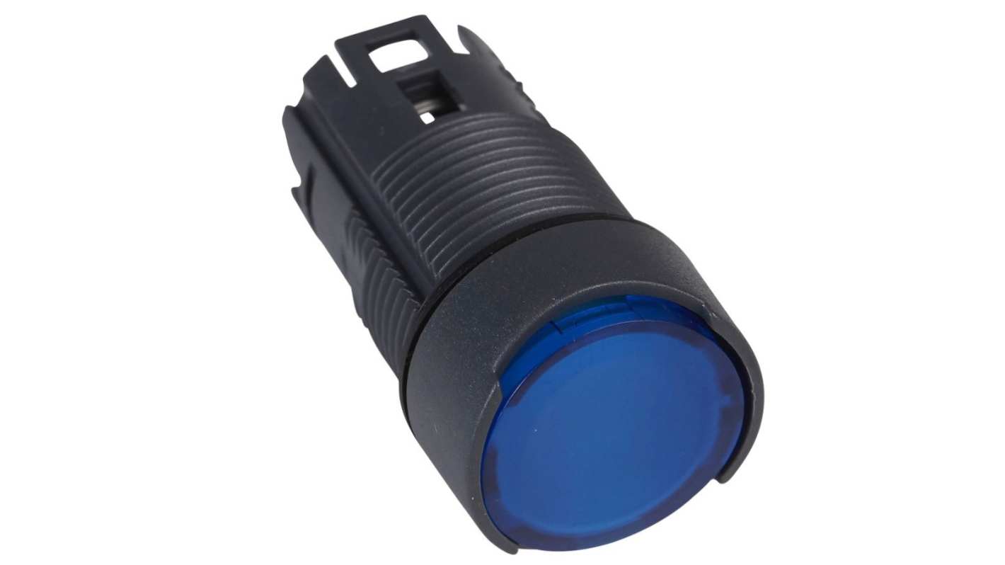 Schneider Electric Harmony XB6 Series Blue Illuminated Spring Return Push Button Head, 16mm Cutout, IP65