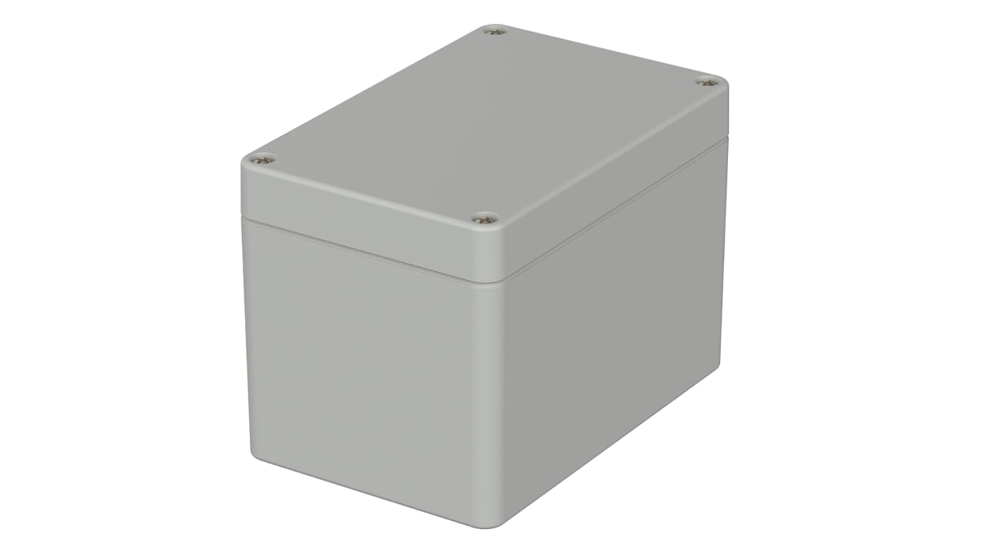 Bopla Euromas Series Light Grey ABS Enclosure, IP65, Light Grey Lid, 120 x 80 x 85mm