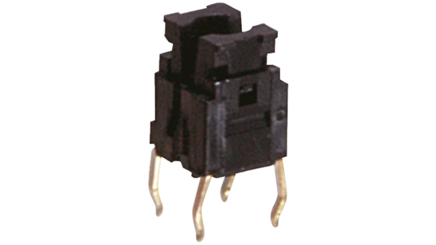 Copal Electronics Push Button Switch, Off-(On), SPST