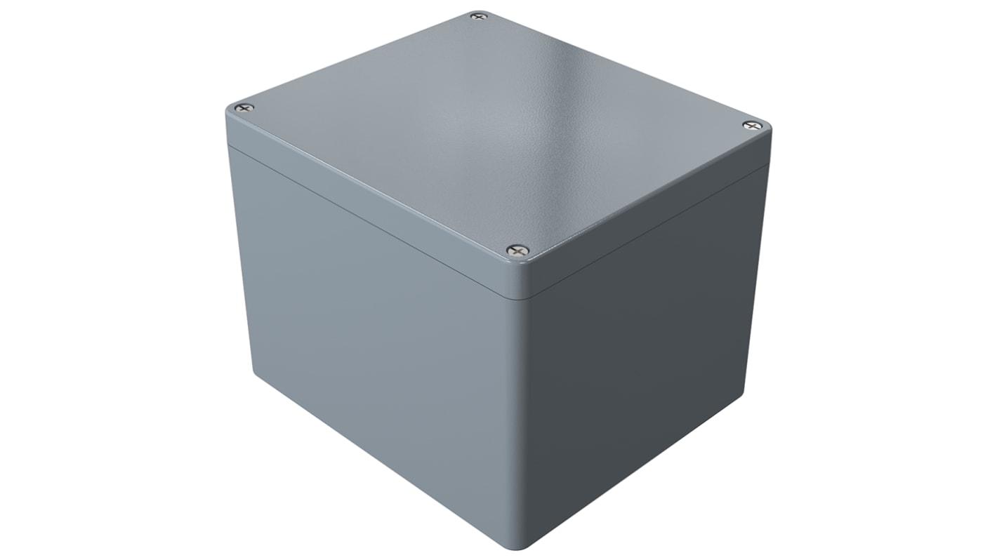 Contenitore Rose in Alluminio pressofuso 230 x 200 x 180mm, col. Grigio, IP66