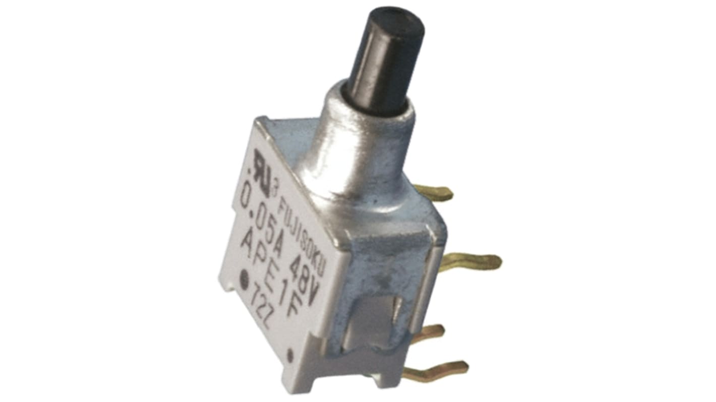 Copal Electronics Push Button Switch, Momentary, PCB, SPDT