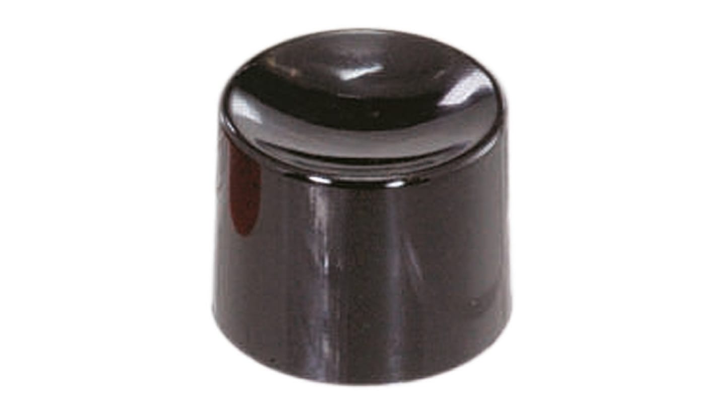 Copal Electronics Black Push Button Cap for Use with 8N Series Switches, 8P Series Switches, SP101 Series Switches