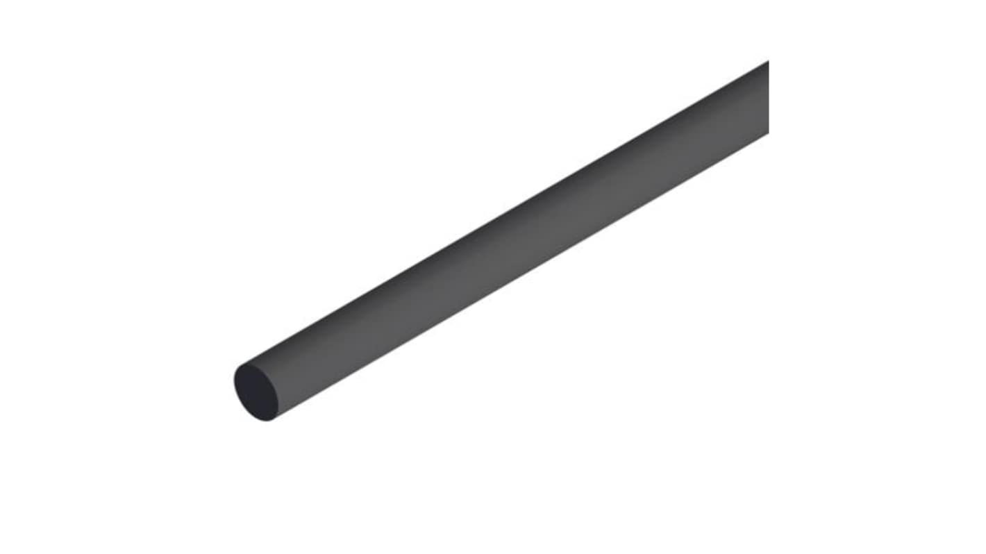 Perfil de puerta, Negro, 2m x 8mm
