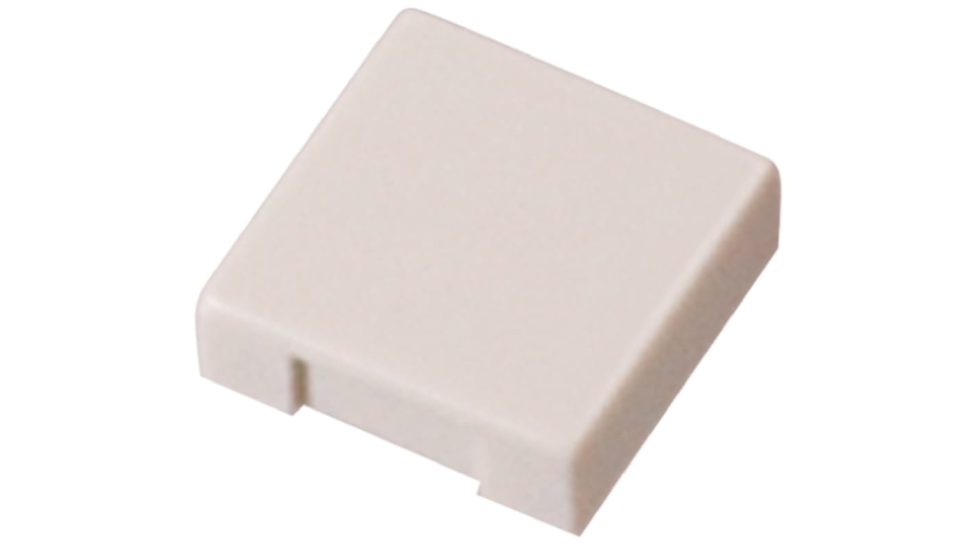 Copal Electronics Light Grey Push Button Cap for Use with TM1 Series, TMG1 Series, TR1 Series