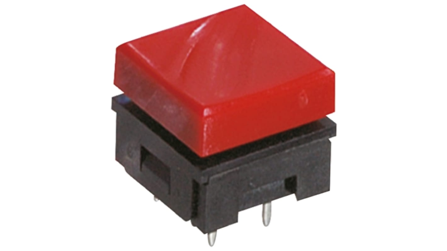 Copal Electronics Push Button Switch, Off-(On), SPST