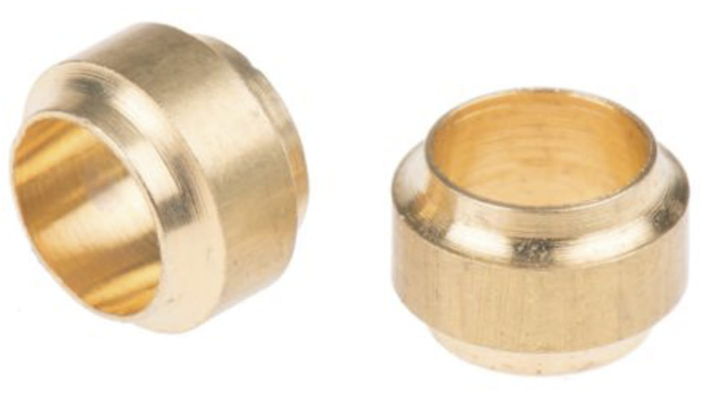 Norgren Brass Pipe Fitting, Straight Compression Fitting