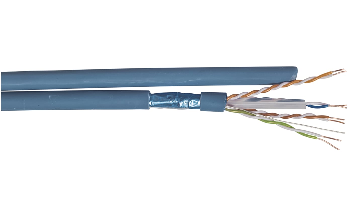 Kabel Ethernet Cat6 długość 100m Niezakończony CAE Multimedia Connect LSZH l. żył: 16 średnica 7 x 14.5mm