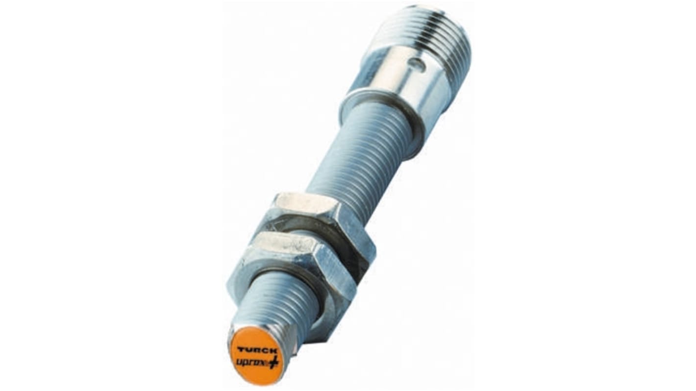 Turck Inductive Barrel Proximity Sensor, M8, 2 mm Detection, PNP NO, 10 → 30 V dc