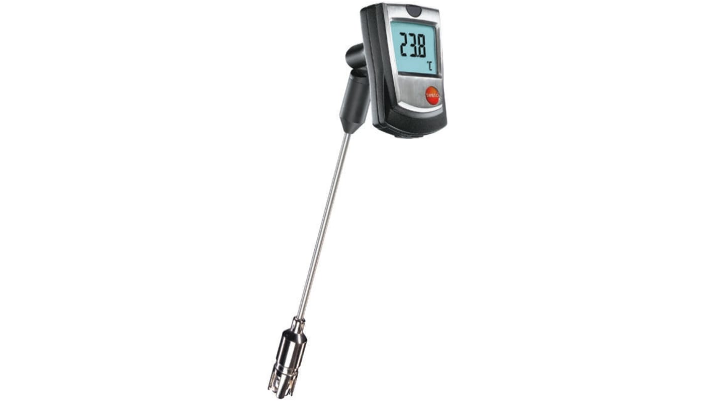 Testo 905-T2 Wireless Digital Thermometer for Industrial Use, K Probe, 1 Input(s), +350°C Max, ±1 °C Accuracy