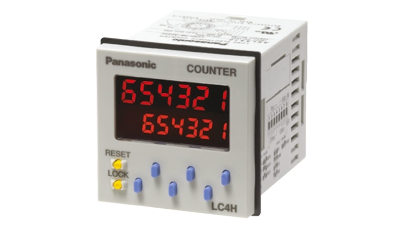 Licznik 240 V ac Resetowanie Sygnał Panasonic LCD 6-cyfrowy Licznik