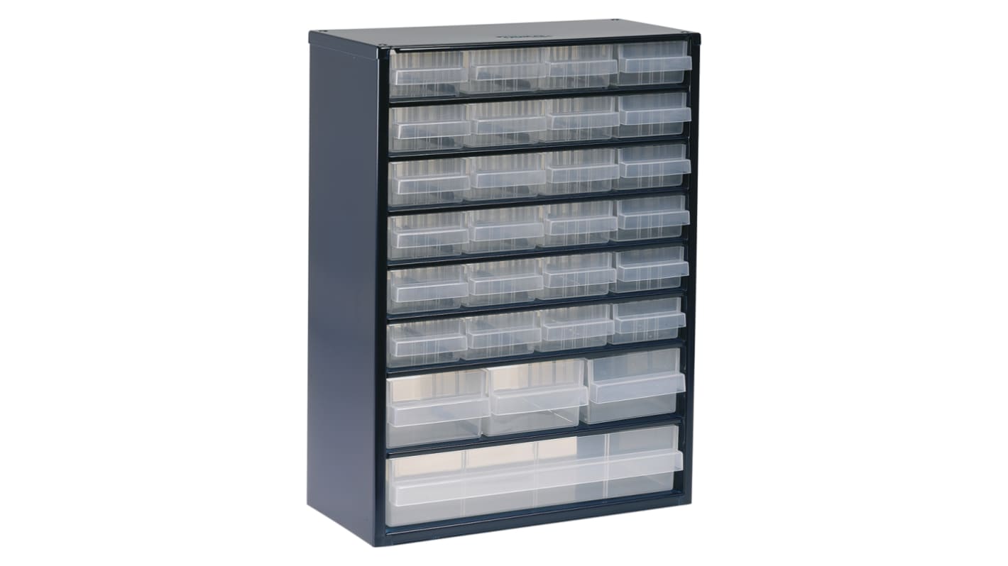 Cassettiera portaminuterie Raaco, 28 cassetti , 417mm x 306mm x 150mm