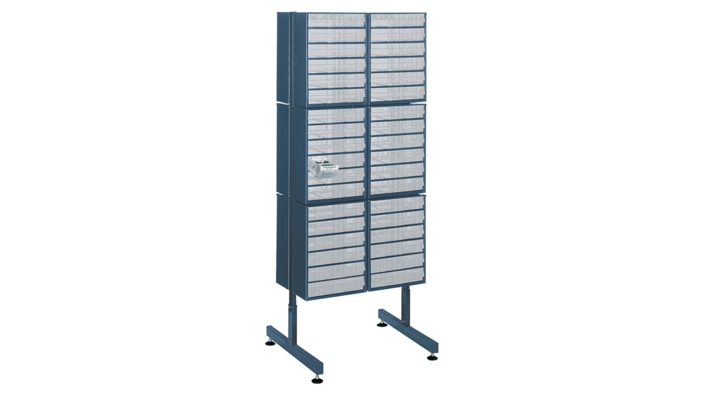 Cassettiera portaminuterie Raaco, 1600mm x 622mm x 570mm