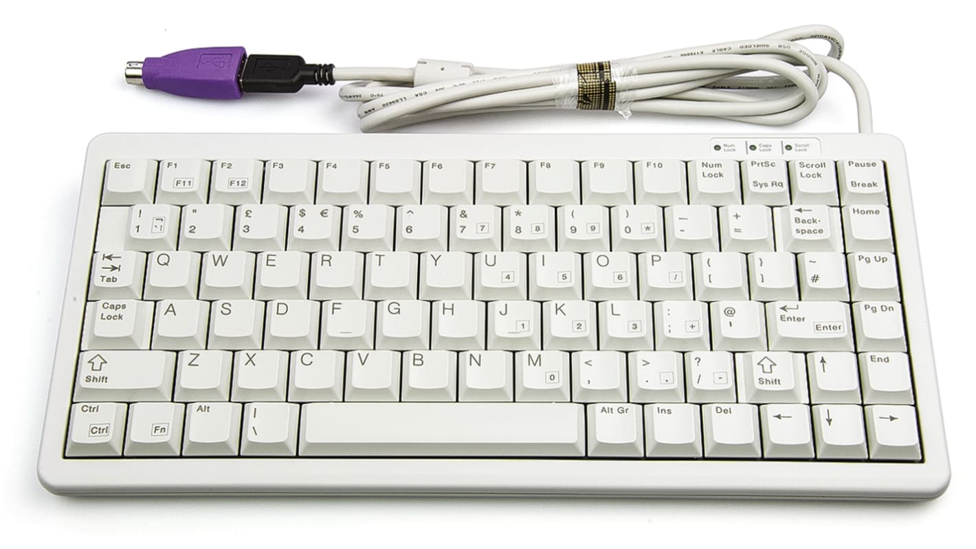 Cherry キーボード, キー配列:QWERTY (UK) PS/2、USB, G84 Cherry キーボード, キー配列:QWERTY (UK) PS/2、USB, G84