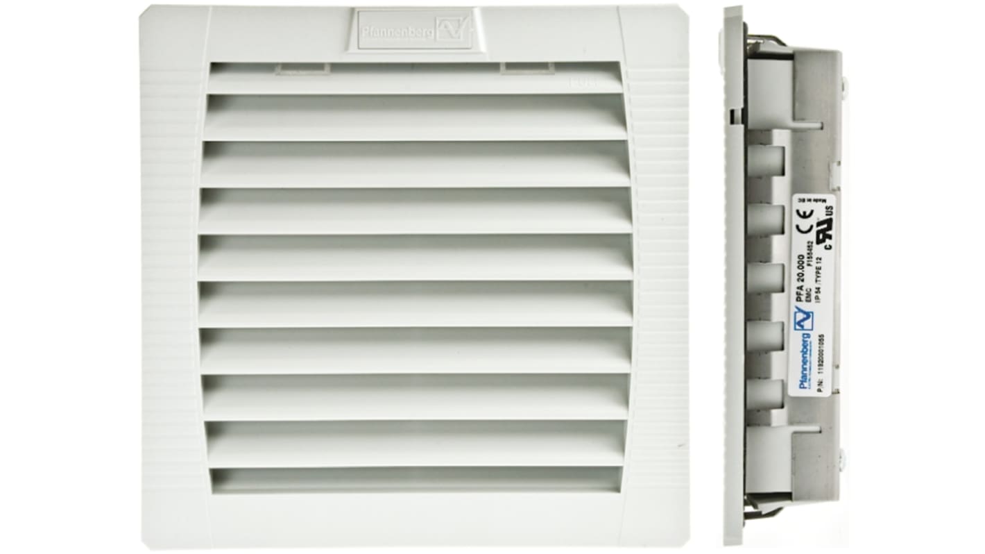 Pfannenberg Fan Filter for 127 x 127mm Fans, Fabric Filter, 145 x 145mm