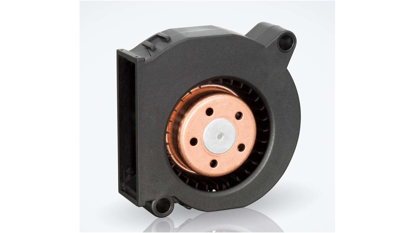 ebm-papst 直流离心风机, 12 V dc, 9.6m³/h气流量, 51 x 51 x 15mm, RLF 35系列