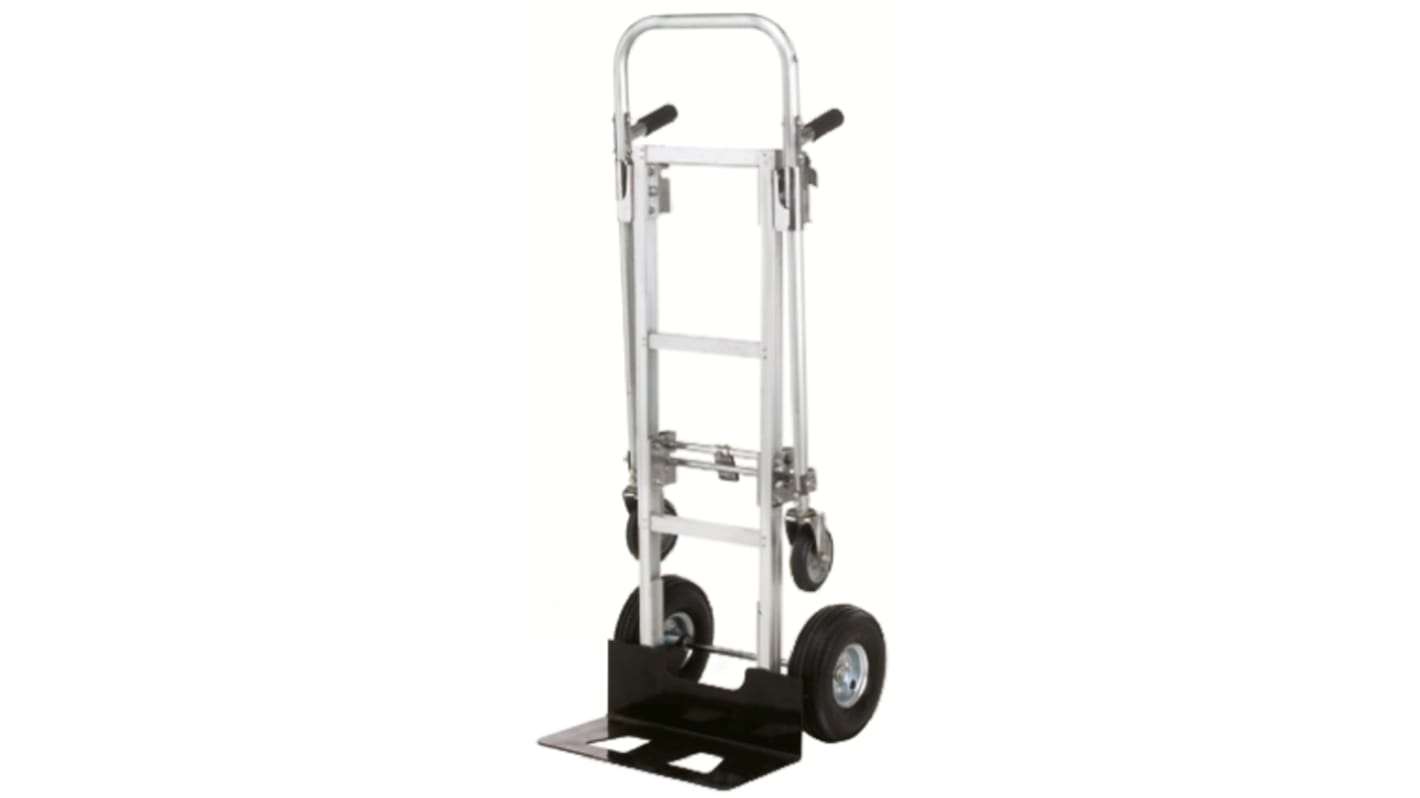 RS PRO Medium Duty Folding Aluminium Sack Truck, 120kg Load, 460 x 230mm Load Plate