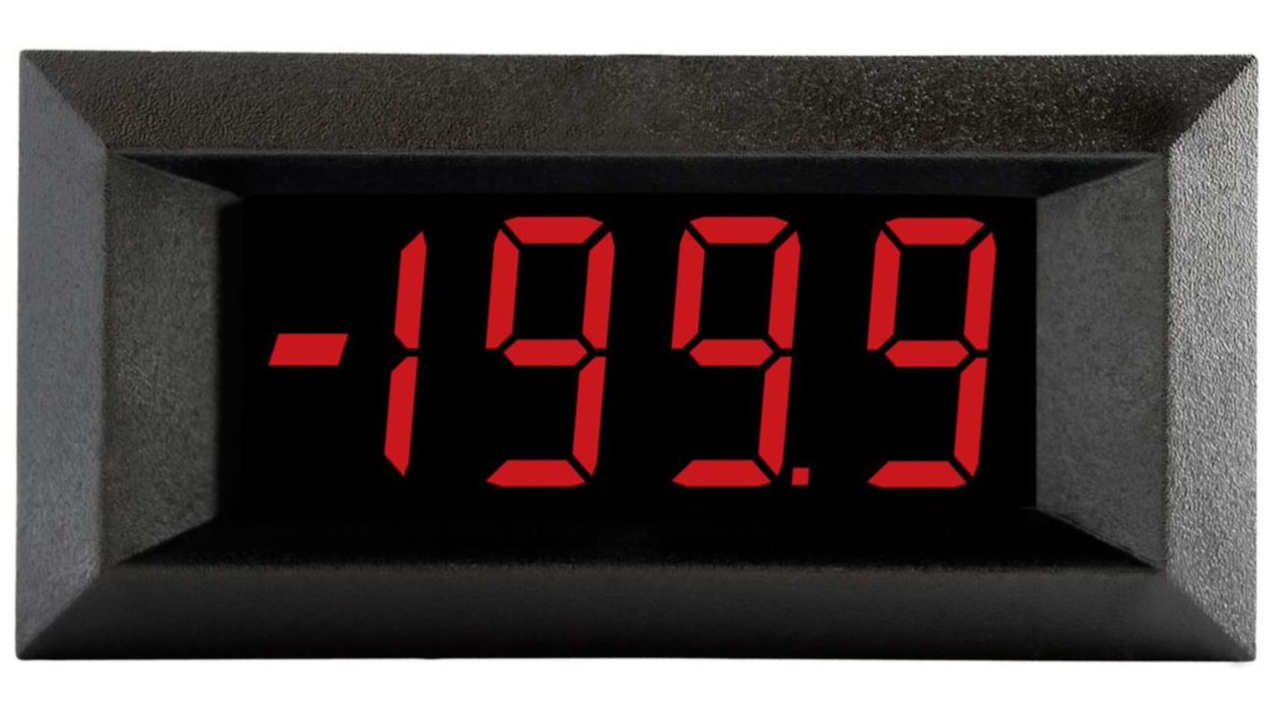Lascar 直流数字电压表 , 4.5 → 5.5 V 直流, 3.5位数, ±1 %精度, 68mm x 33mm切面