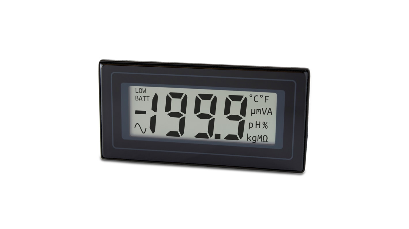 Lascar Digitales Spannungsmessgerät DC LCD-Anzeige 3,5-stellig / ±1 %, 72mm, 36mm, 9mm, 3,5 → 6,5 V