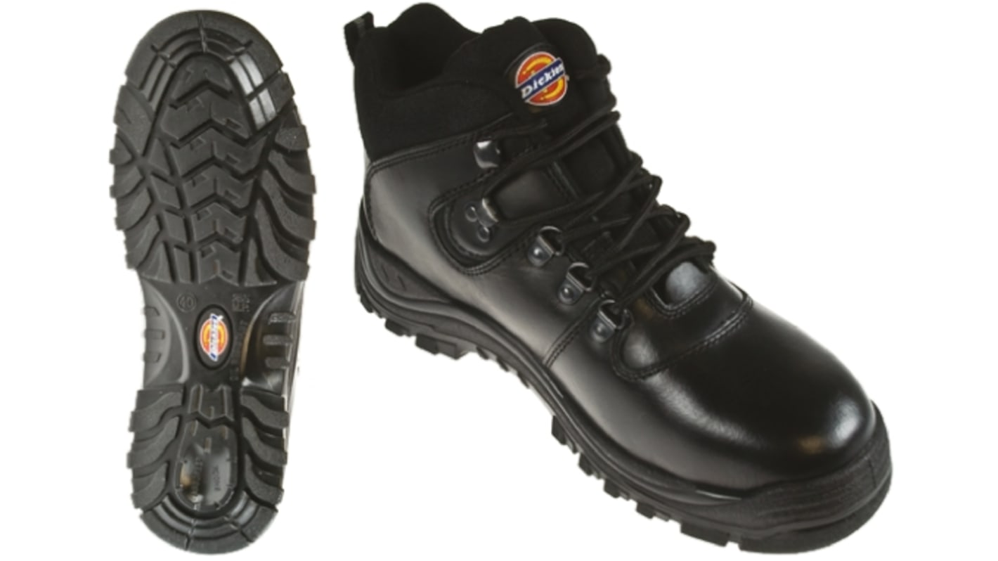 Dickies Fury Black Steel Toe Capped Men's Safety Boots, UK 6, EU 40