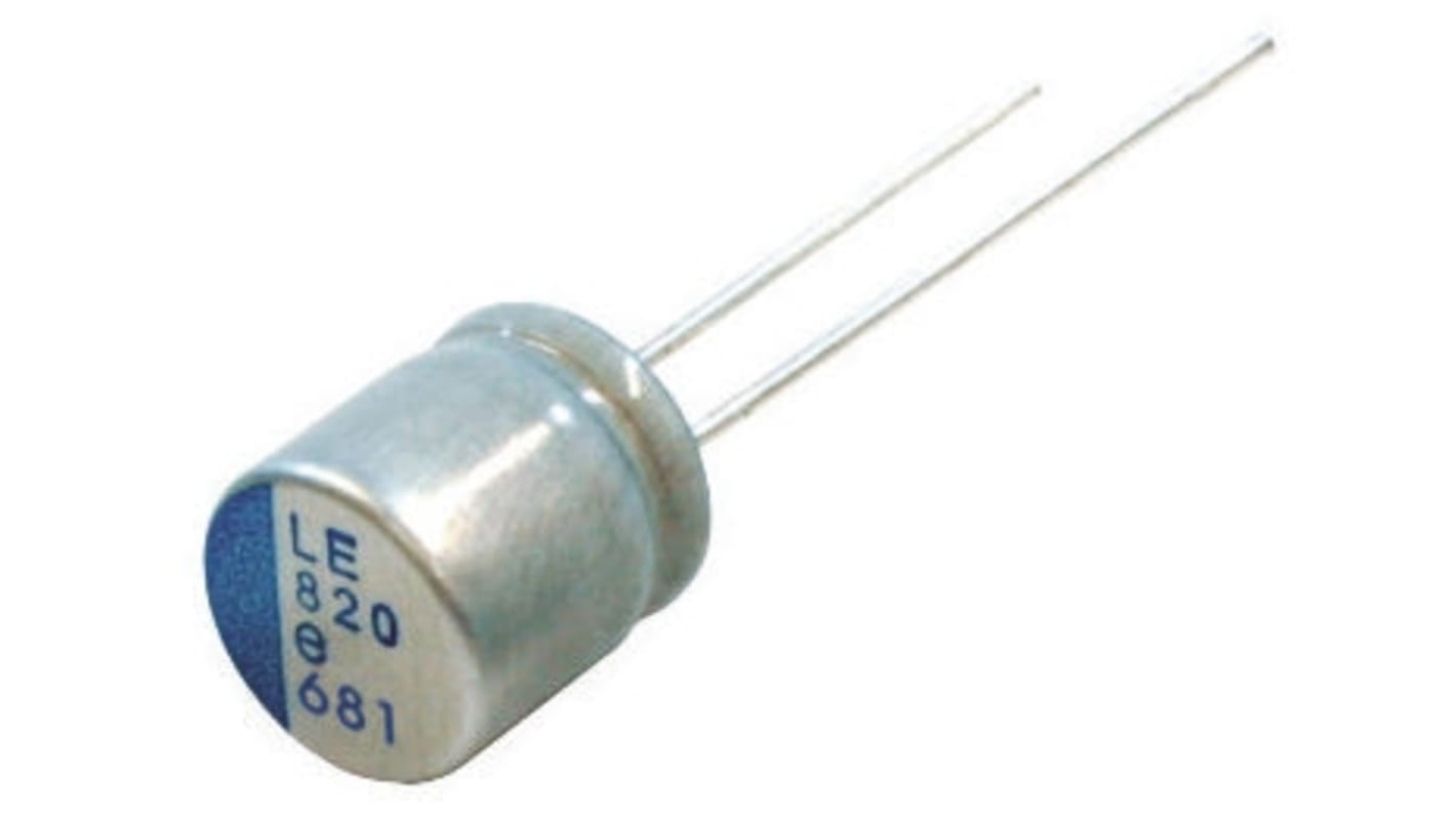 まま　❀超柱様❀波動源 Nichicon ポリマーコンデンサ,LE,820μF,2.5V dc,PLE0E821MCO6 | RS