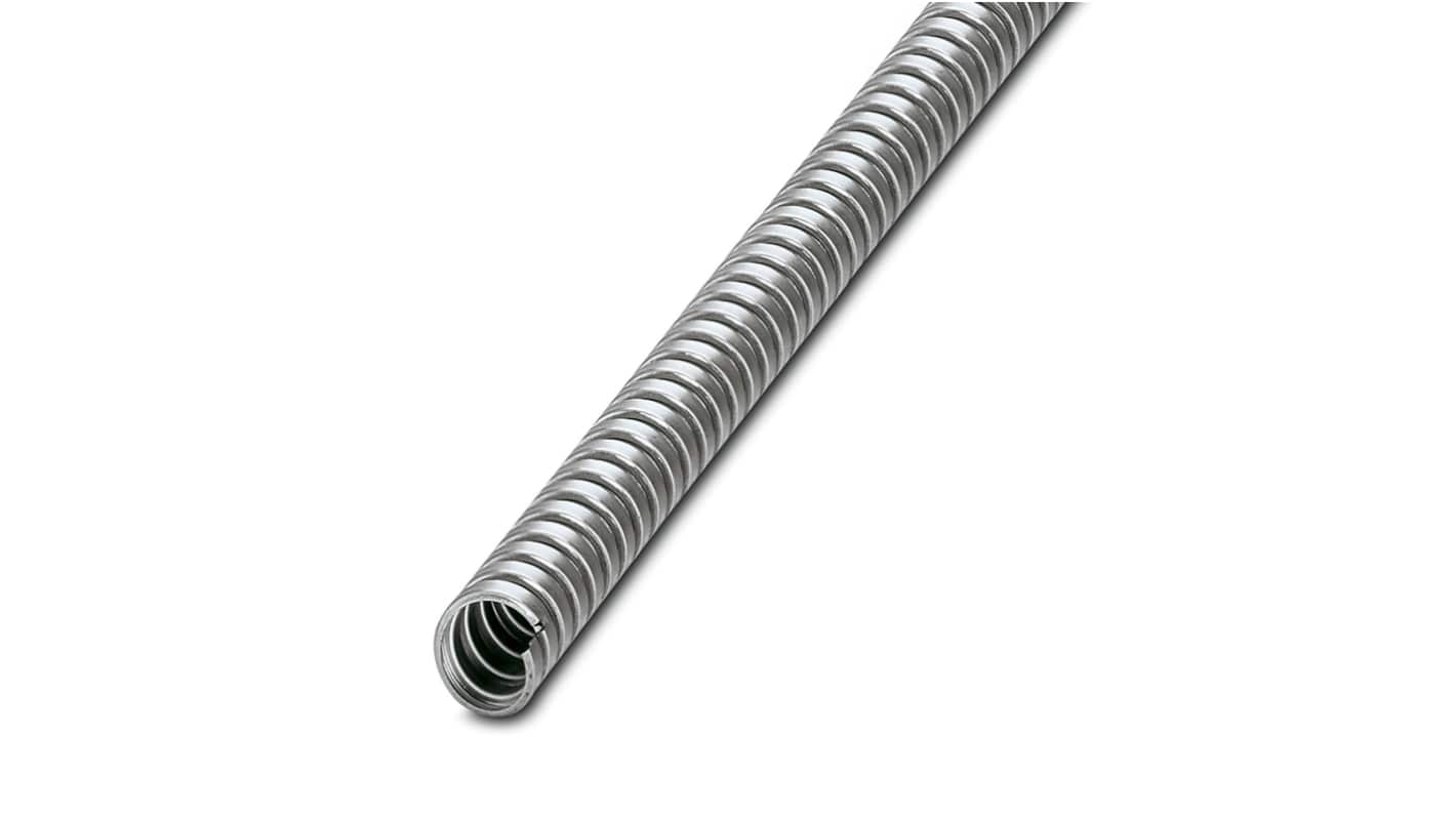 Phoenix Contact 10m Silver Cable Cover in Steel, 11mm Inside dia.