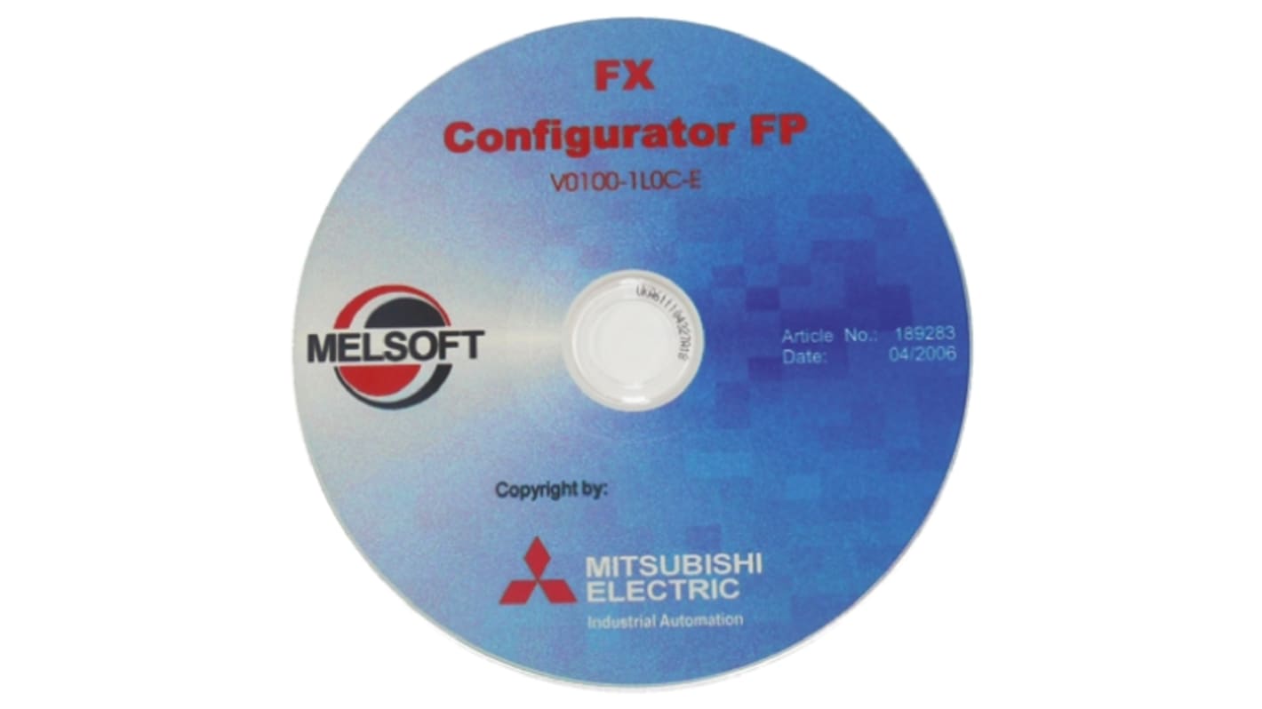Mitsubishi Electric PLC Programming Software for use with FX3U Series, For Various Operating Systems