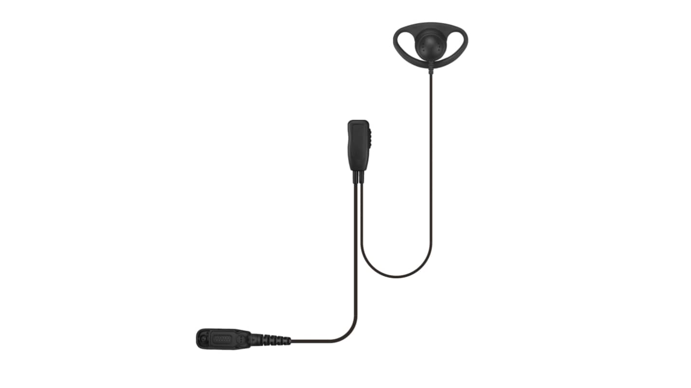 Motorola 对讲机配件, D 形耳机, 适用于摩托罗拉 DP4000 系列两路对讲机型号, 11DCH1040M7