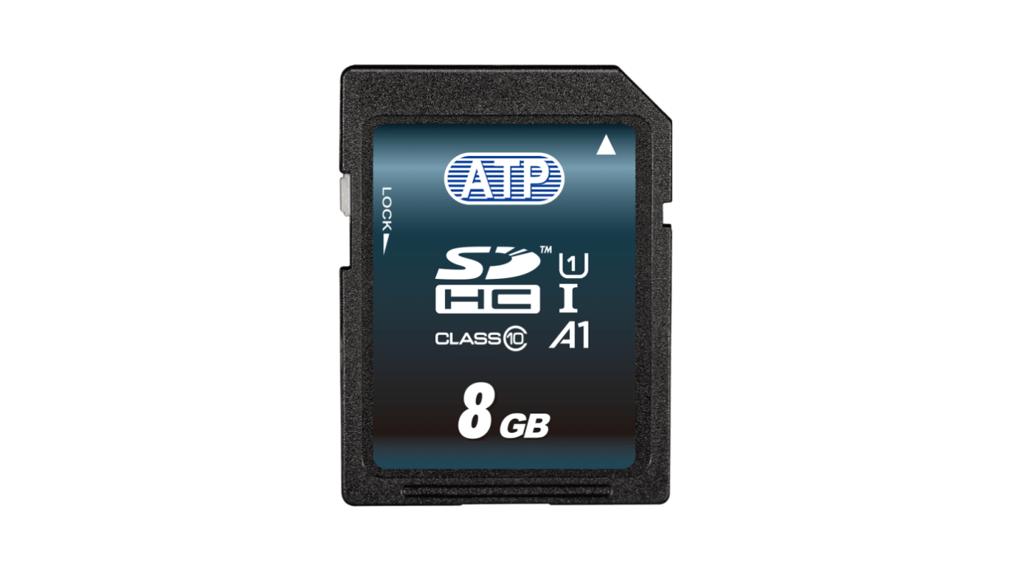 ATP 8 GB 工业SD卡, Class 10, UHS - 1, S600Si系列