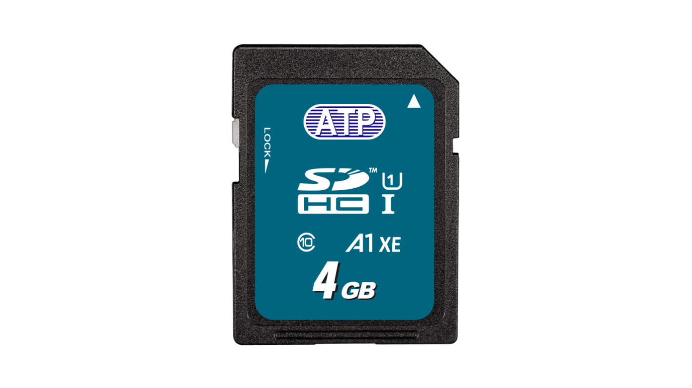 ATP 4 GB Industrial SD SD Card, Class 10, UHS - 1