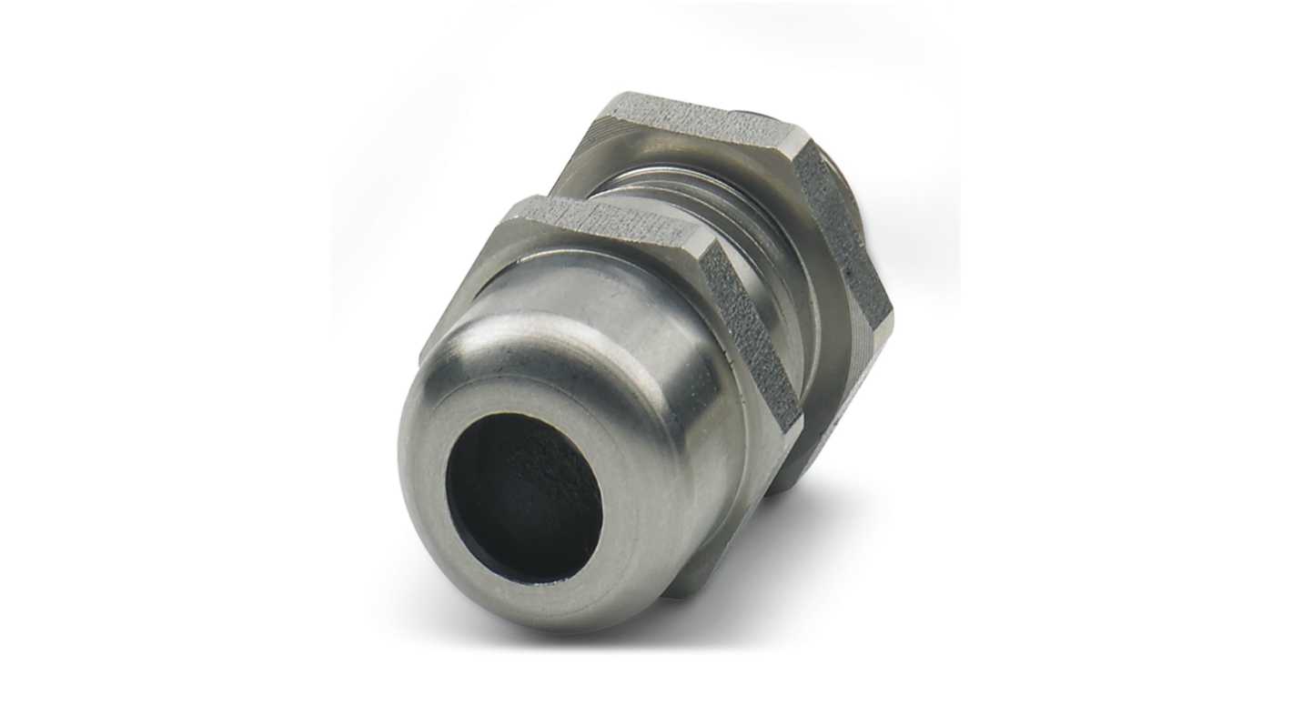 Phoenix Contact 不锈钢格兰头, M16, 5mm至10mm线径, IP66, IP68, IP69, 钢, G-INS系列
